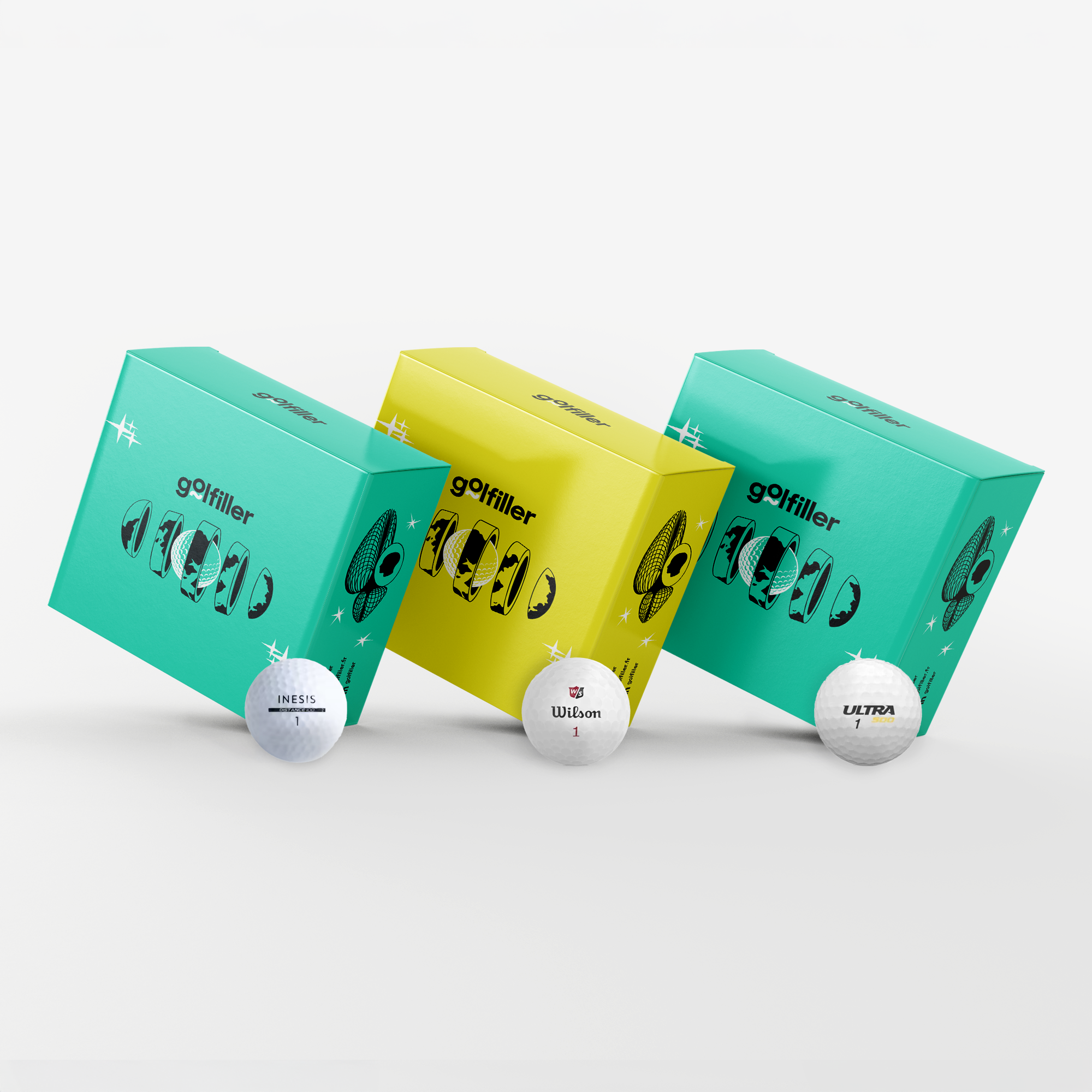 STARTER-PAKET - 50 Inesis Mix 2A, 50 Wilson Mix Anfänger 3A, 100 Ultra 4A
